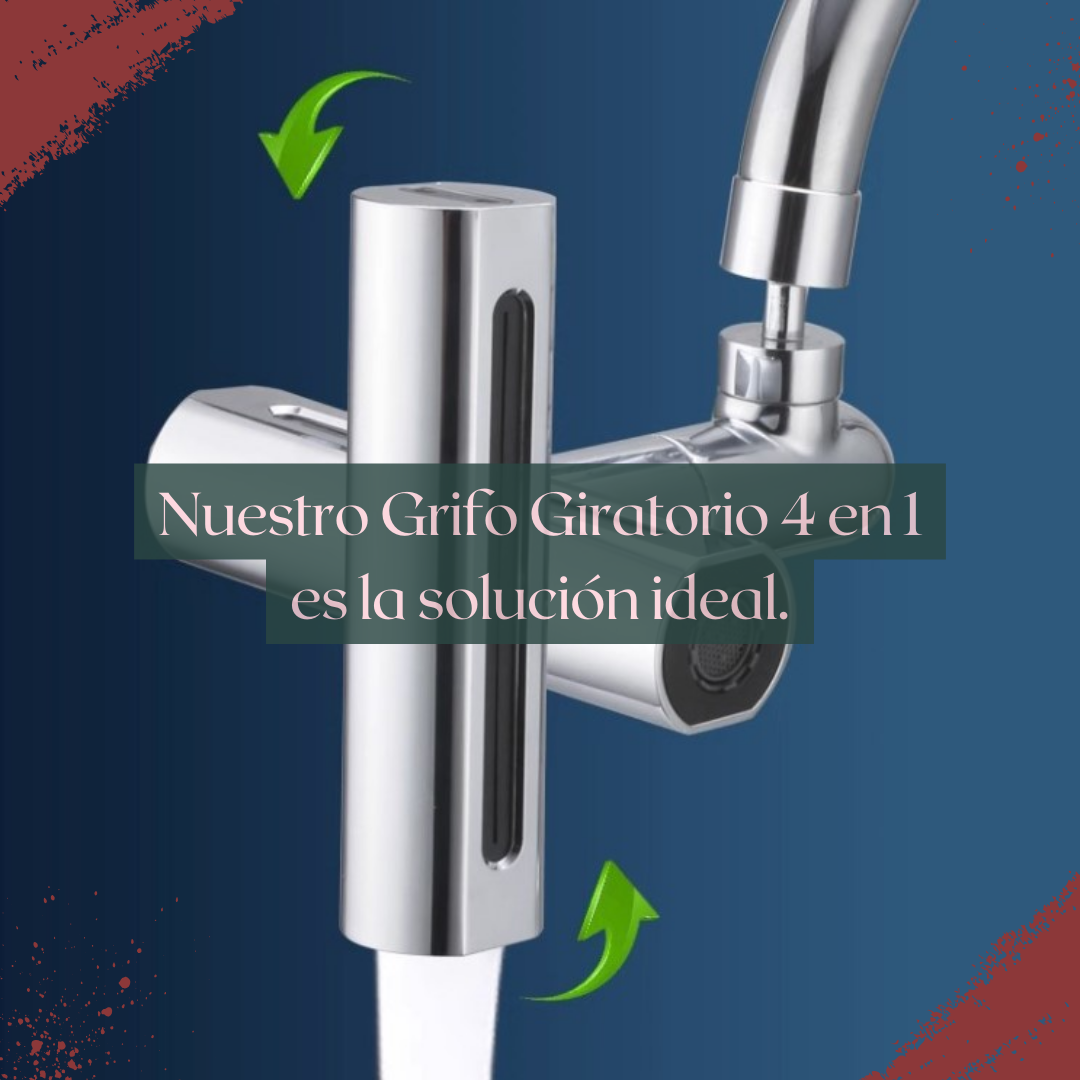 Grifo Cascada de Acero 360 grados