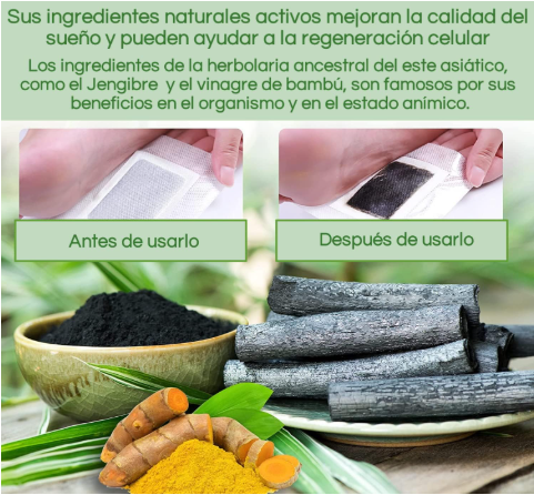 🔥Parches para pie kinoki (3 CAJAS)