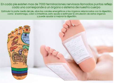 🔥Parches para pie kinoki (3 CAJAS)