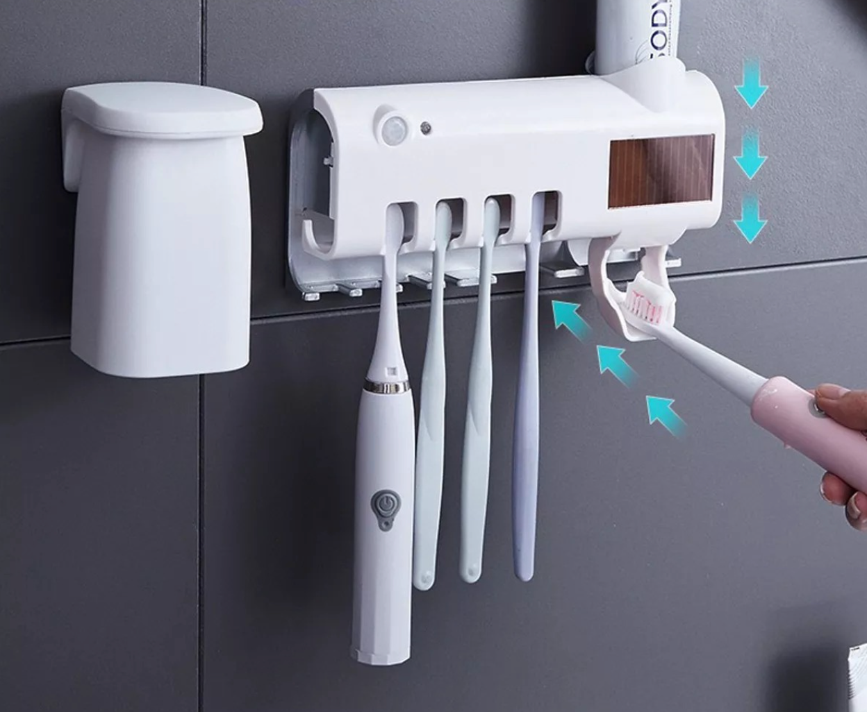 Soporte Esterilizador Cepillo de Dientes