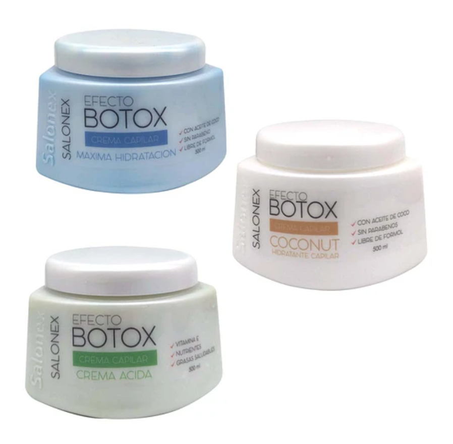 💆🏼♀️💆🏼♀️ NUEVA CREMA CAPILAR EFECTO BOTOX SALONEX / 25%DCTO AL COMPRAR 2 UNIDADES.