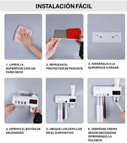 Soporte Esterilizador Cepillo de Dientes