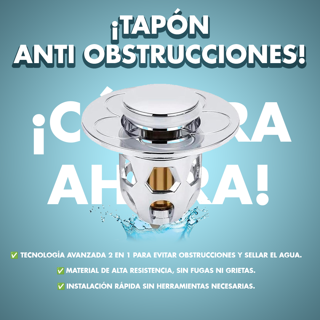 FLOWDRAIN Tapon anti obstrucción!!